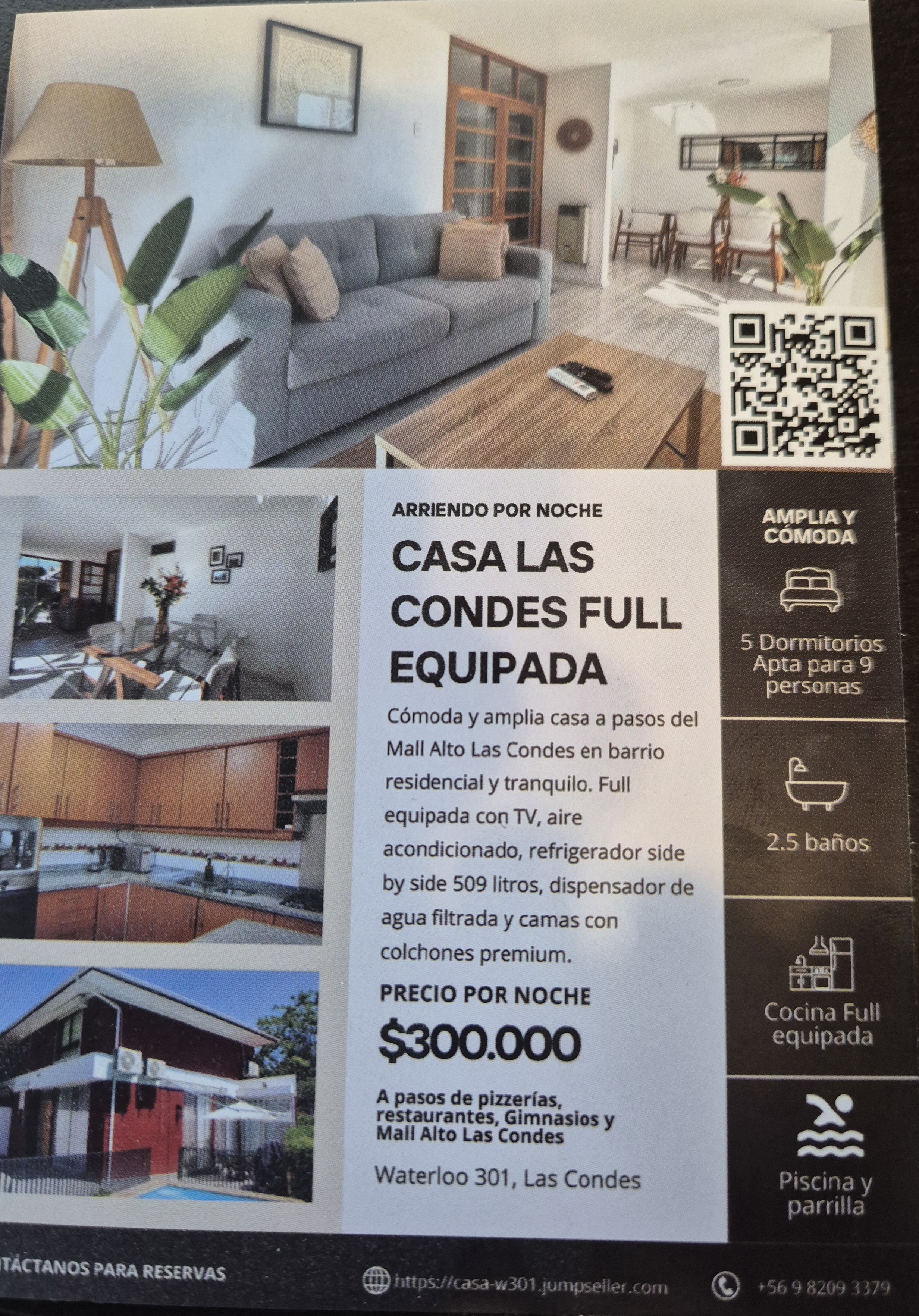 Inversiones Turisticas Casa W301