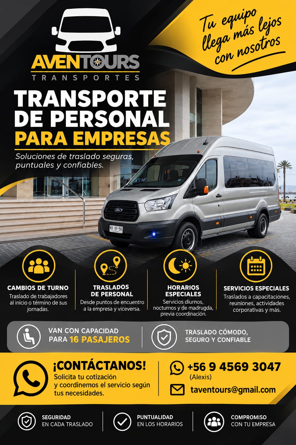 Transporte aventours